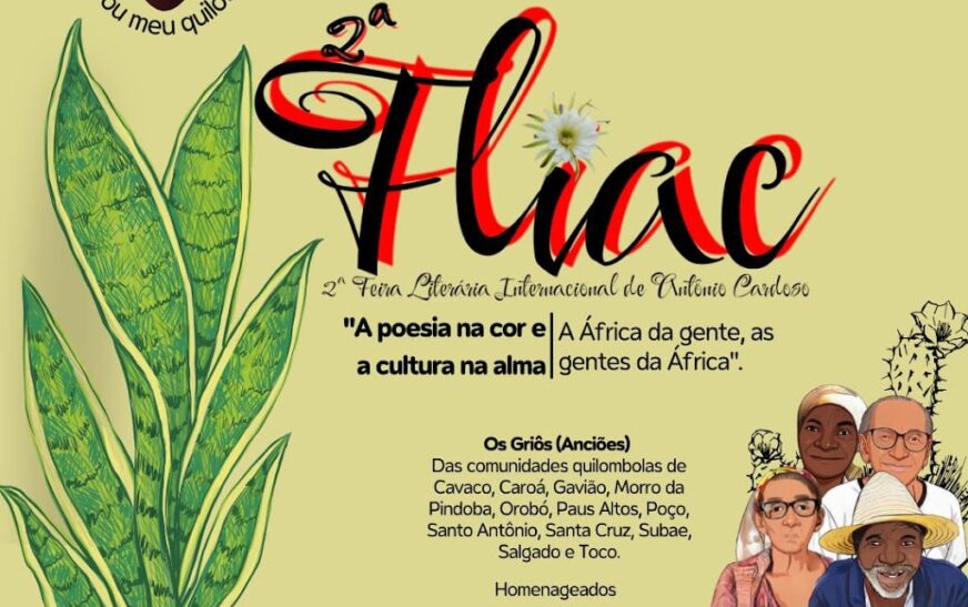 Antônio Cardoso recebe a II FLIAC: uma celebração da literatura e da cultura afro-brasileira