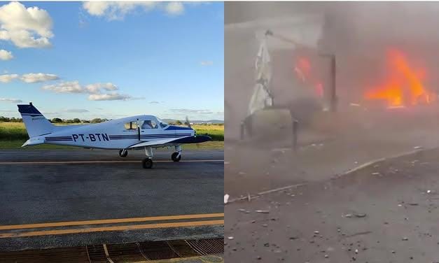 Um avião caiu nesta manhã  em Gramado, na serra gaúcha. O corpo de bombeiros,brigada  Militar e polícia civil estão no local.