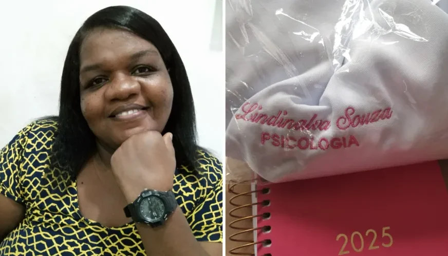 A empregada doméstica Lindinalva Souza, de 46 anos, tem motivos de sobra para comemorar depois da divulgação das notas