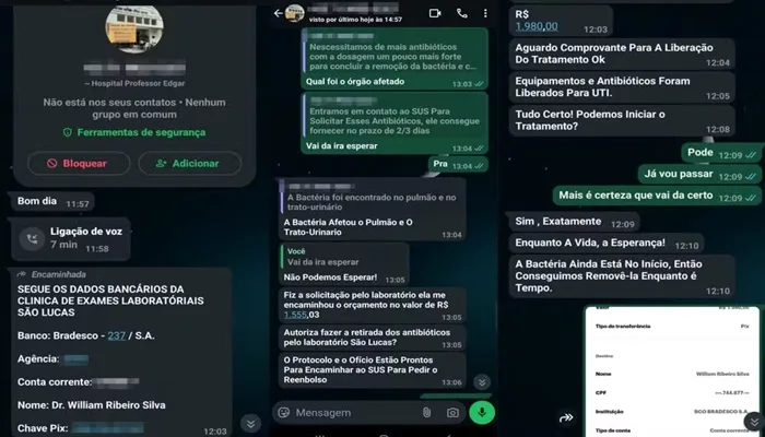 Mulher cai em golpe e transfere quase R$ 3 mil após suposta cobrança de hospital na Bahia