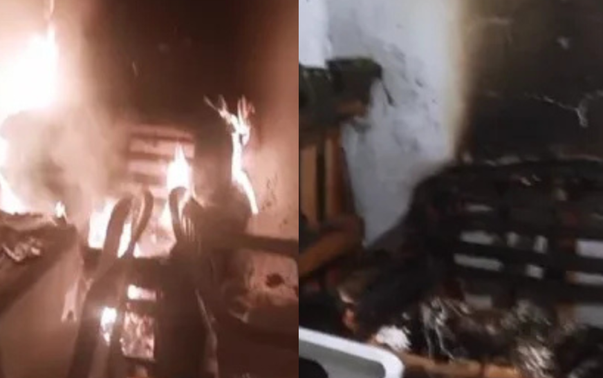 Mulher tem casa incendiada por suposta rival ciumenta em Conceição do Jacuípe