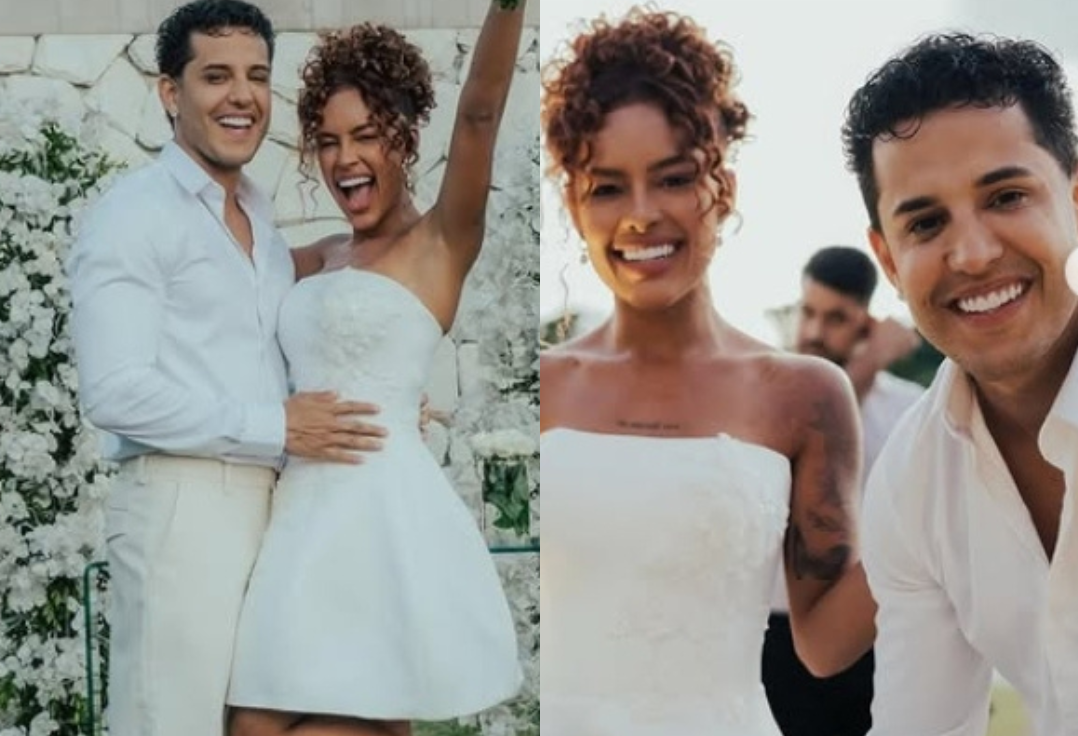 Stephanie Matos e Kevin Johnny oficializam união e realizam sonho