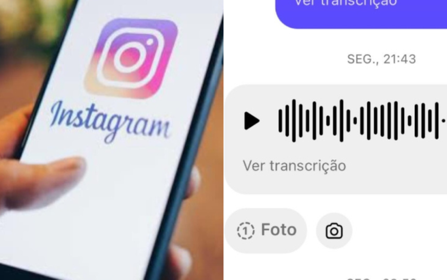 Assim como no whatsapp, agora é possível transcrever os áudios enviados e recebidos no Instagram