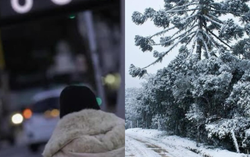 Primeira onda de frio no Brasil se aproxima e pode congelar áreas e trazer Neve