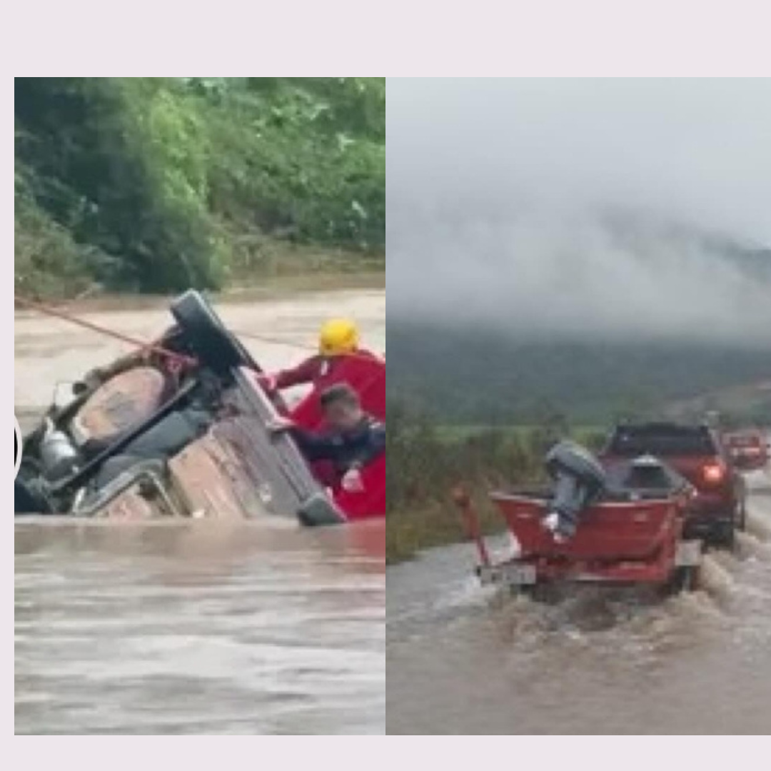 Mulher Morre Após Carro Ser Arrastado por Enxurrada no RS; Marido Está Desaparecido