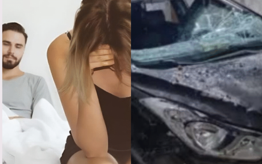 Homem joga carro contra casa após esposa recusar ter relações sex*ais