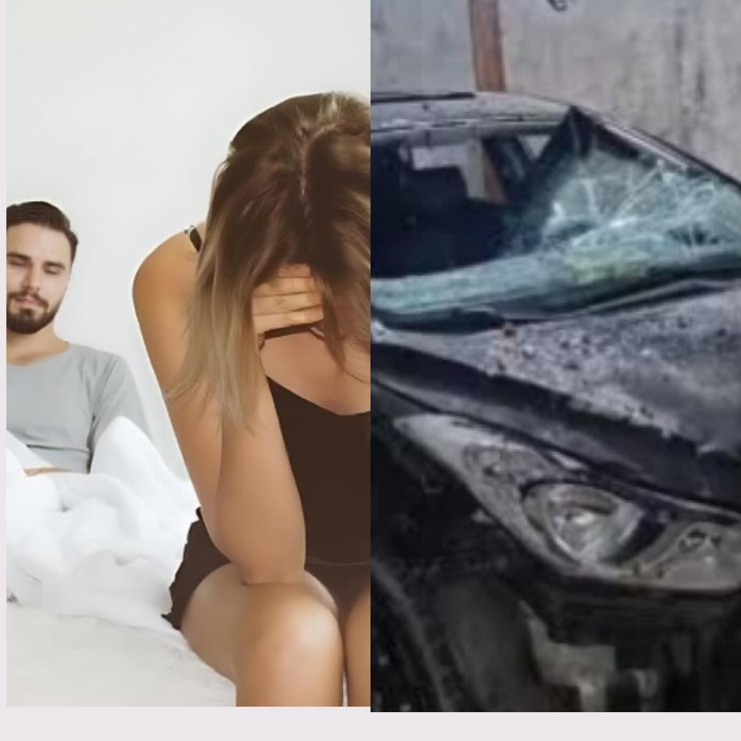Homem joga carro contra casa após esposa recusar ter relações sex*ais