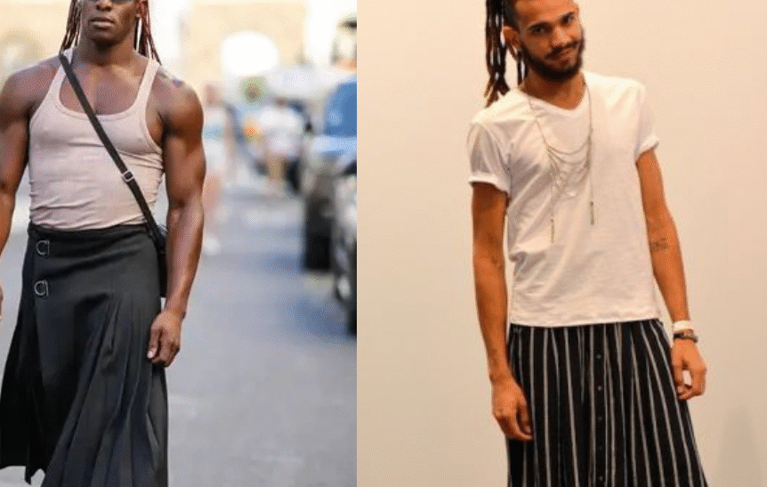 Moda sem gênero: liberdade de expressão impulsiona homens a usarem saias