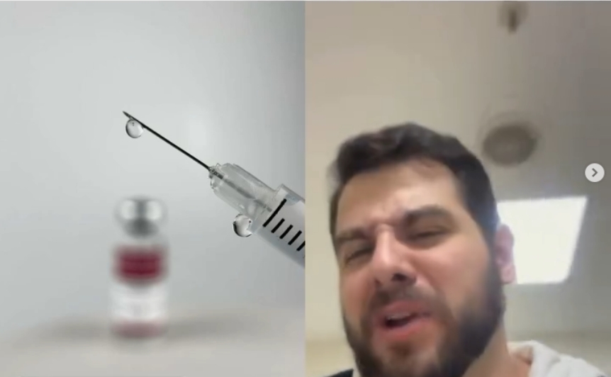 SOCORRO! Médico toma injeção e teve a melhor reação: ” O feitiço virou contra o feiticeiro”